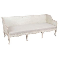 Sillón Sueco Gustaviano del Siglo XIX con Respaldo