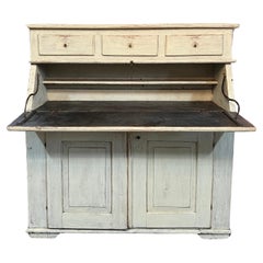 19th Century Swedish Gustavian Drop Front Desk 