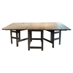 19th Century Swedish Gustavian Drop Leaf Table