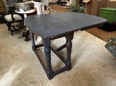19th Century Swedish Gustavian Drop Leaf Table Wabi Sabi