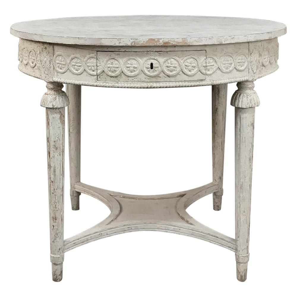 19th Century Swedish Gustavian End Table from Stockholm, circa 1810