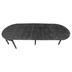 19th Century Swedish Gustavian Extendable Antique Pinewood Dining Room Table