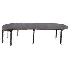 19th Century Swedish Gustavian Extendable Antique Pinewood Dining Room Table