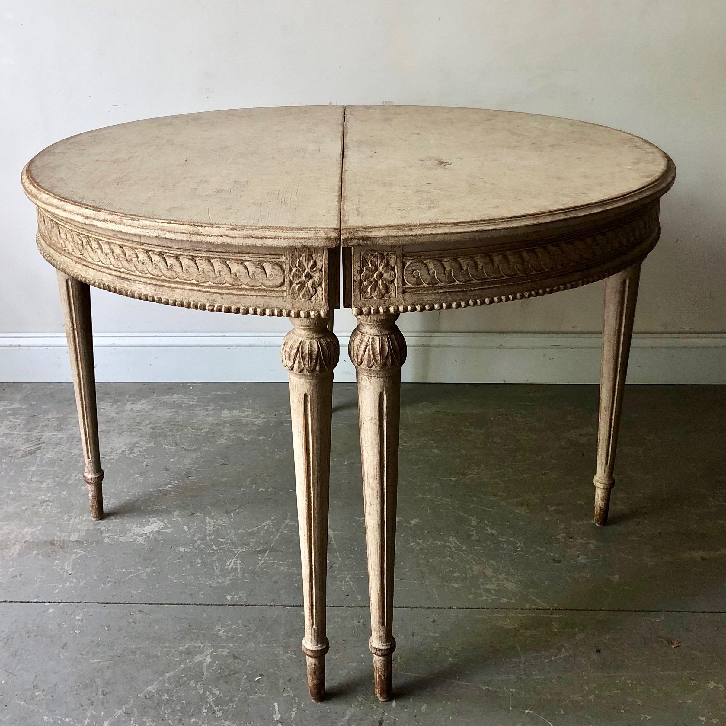 19th Century Swedish Gustavian Extending Table (Schwedisch)