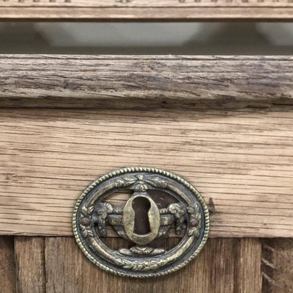 19th Century Swedish Neoclassical Hand Carved Hall Bench 5