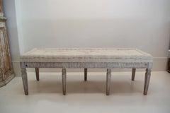 19th Century Swedish Gustavian Long Bench