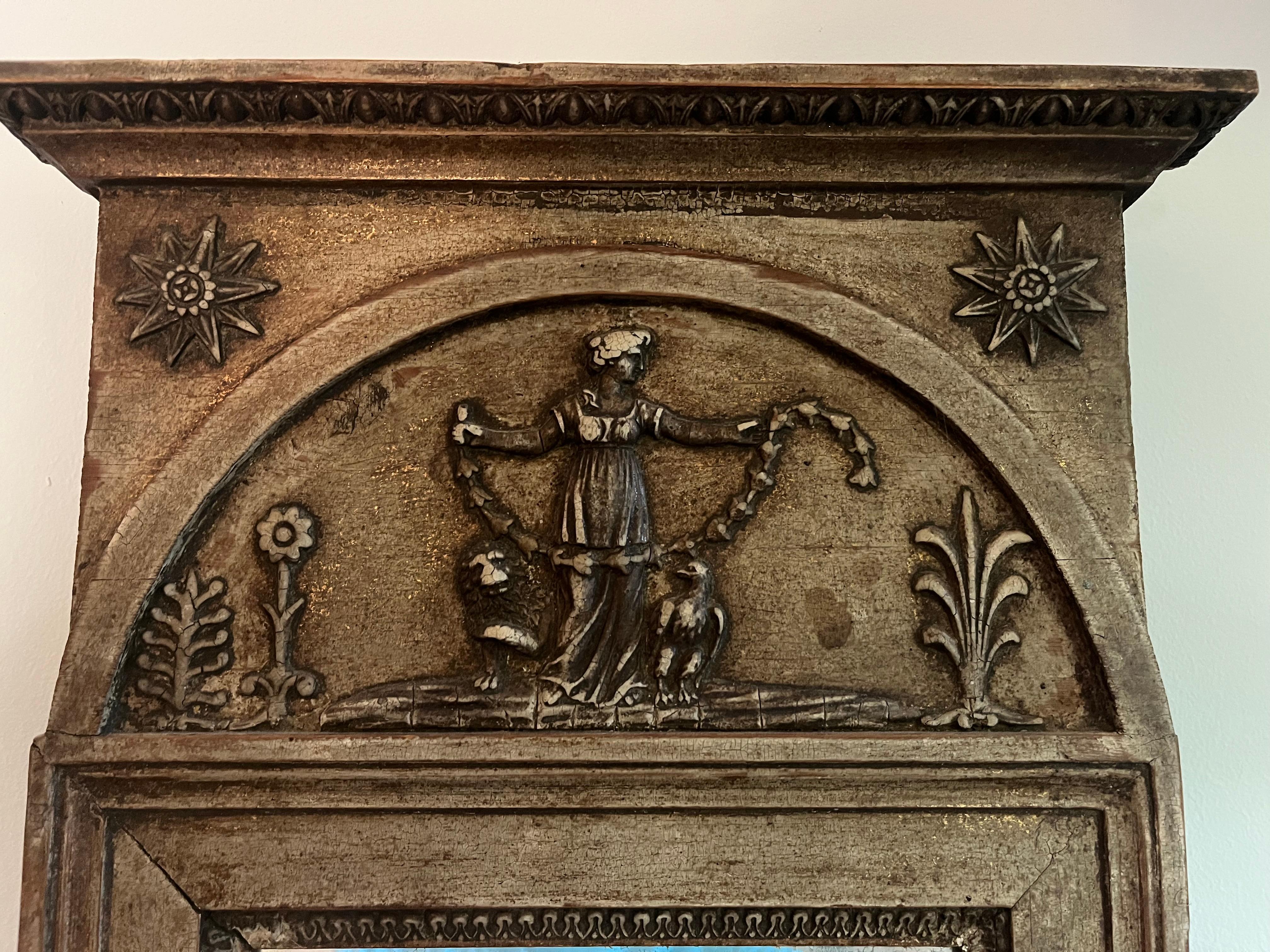 Suédois Miroir suédois gustavien du 19e siècle en vente