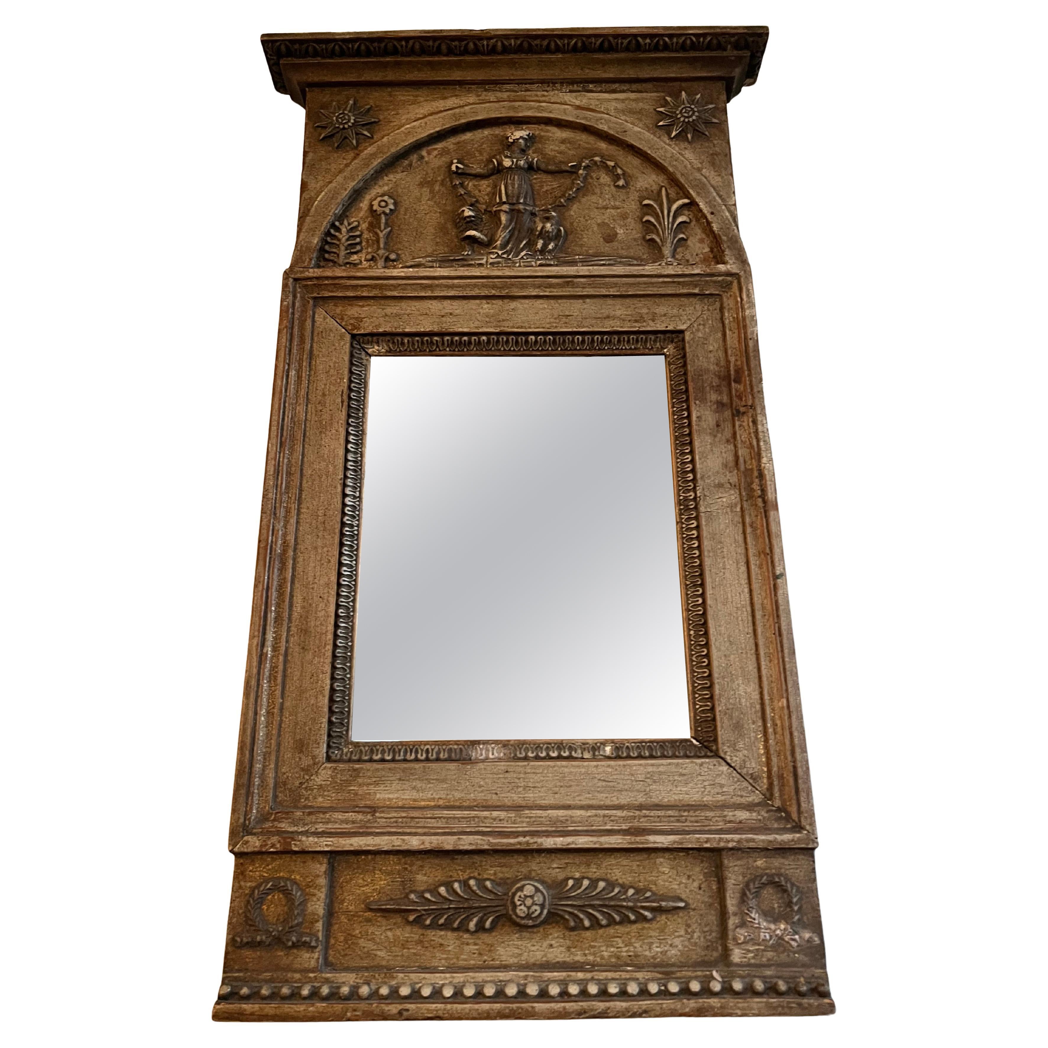 Specchio svedese gustaviano del XIX secolo