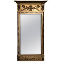 Antique 19th Century Swedish Gustavian Mirror