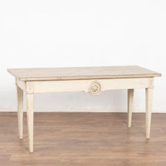 19th Century Swedish Gustavian Painted Console Table