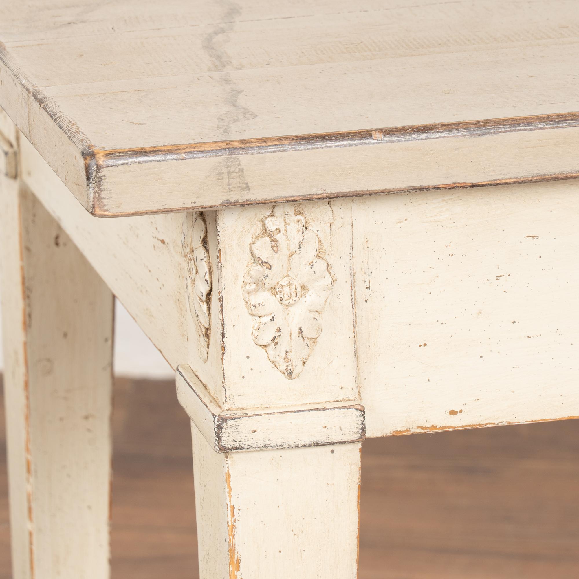 Bois Table console suédoise gustavienne peinte du 19e siècle en vente