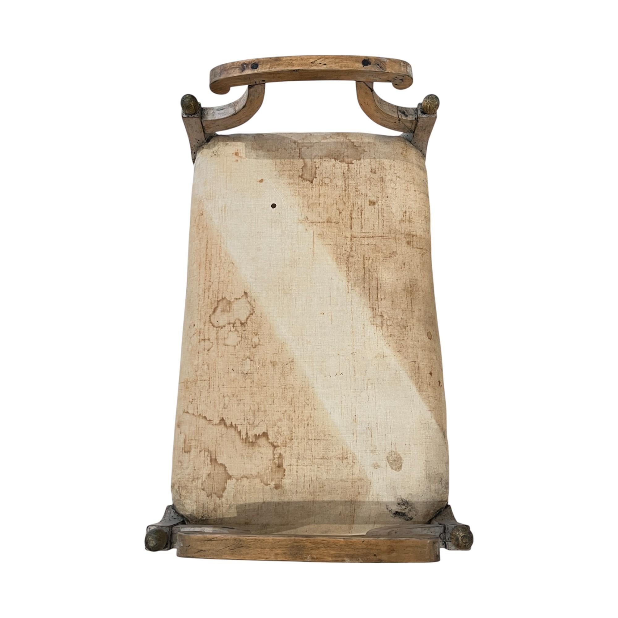 Banco Antiguo Sueco Gustaviano Pintado y Dorado del Siglo XIX en venta 4