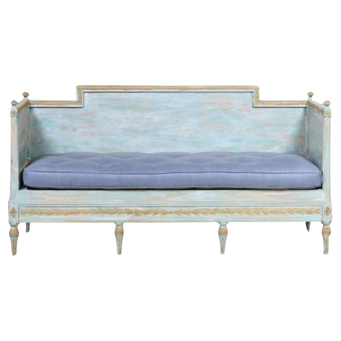 Sofá-cama de día sueco del siglo XIX de época Gustaviana Neoclásico en venta