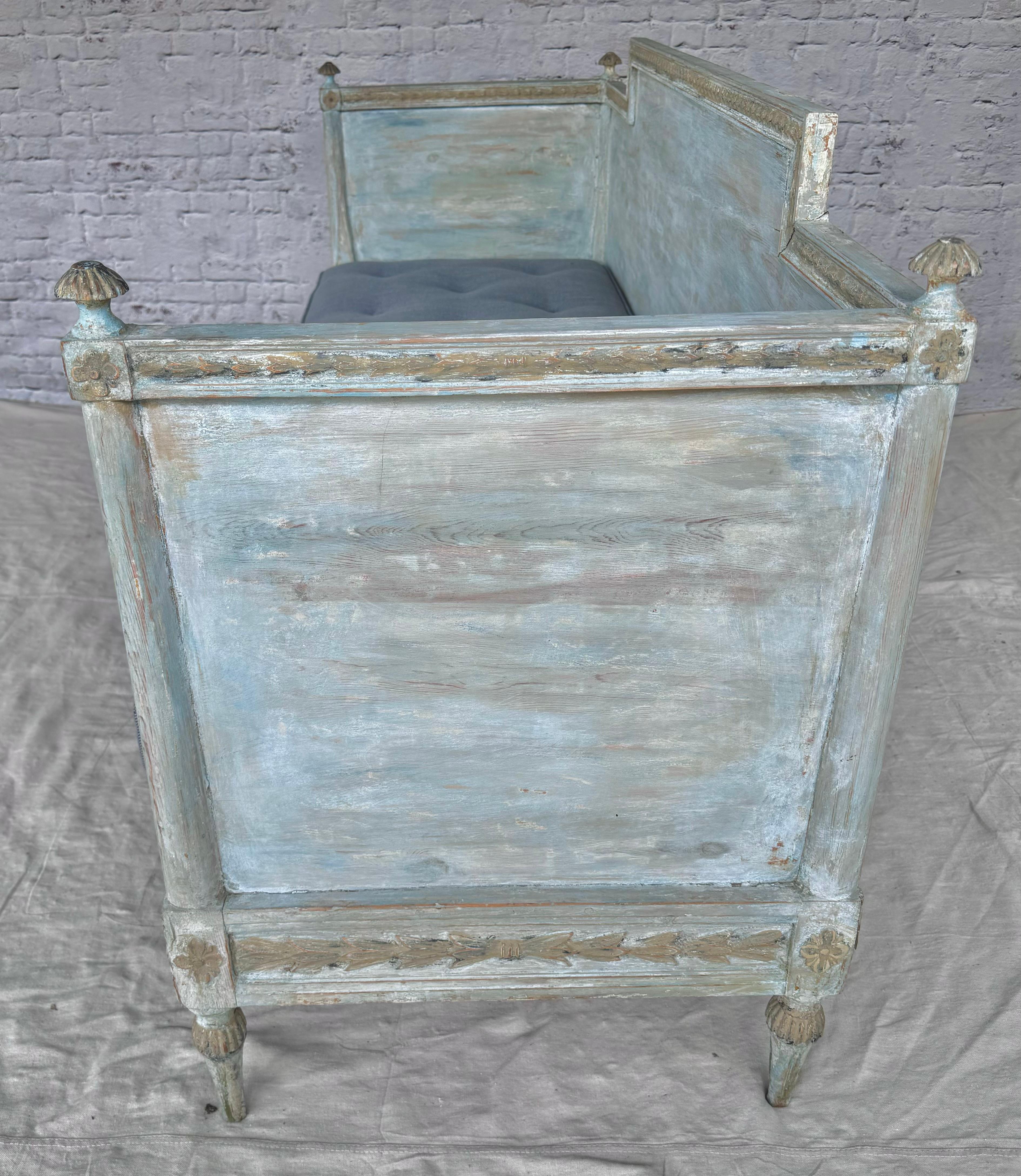 Sofá-cama de día sueco del siglo XIX de época Gustaviana en venta 3