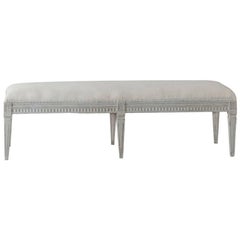 19th Century Swedish Gustavian Period Footstool or Bench