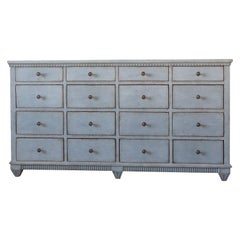Antique 19th Century Swedish Gustavian Pharmacy Cabinet