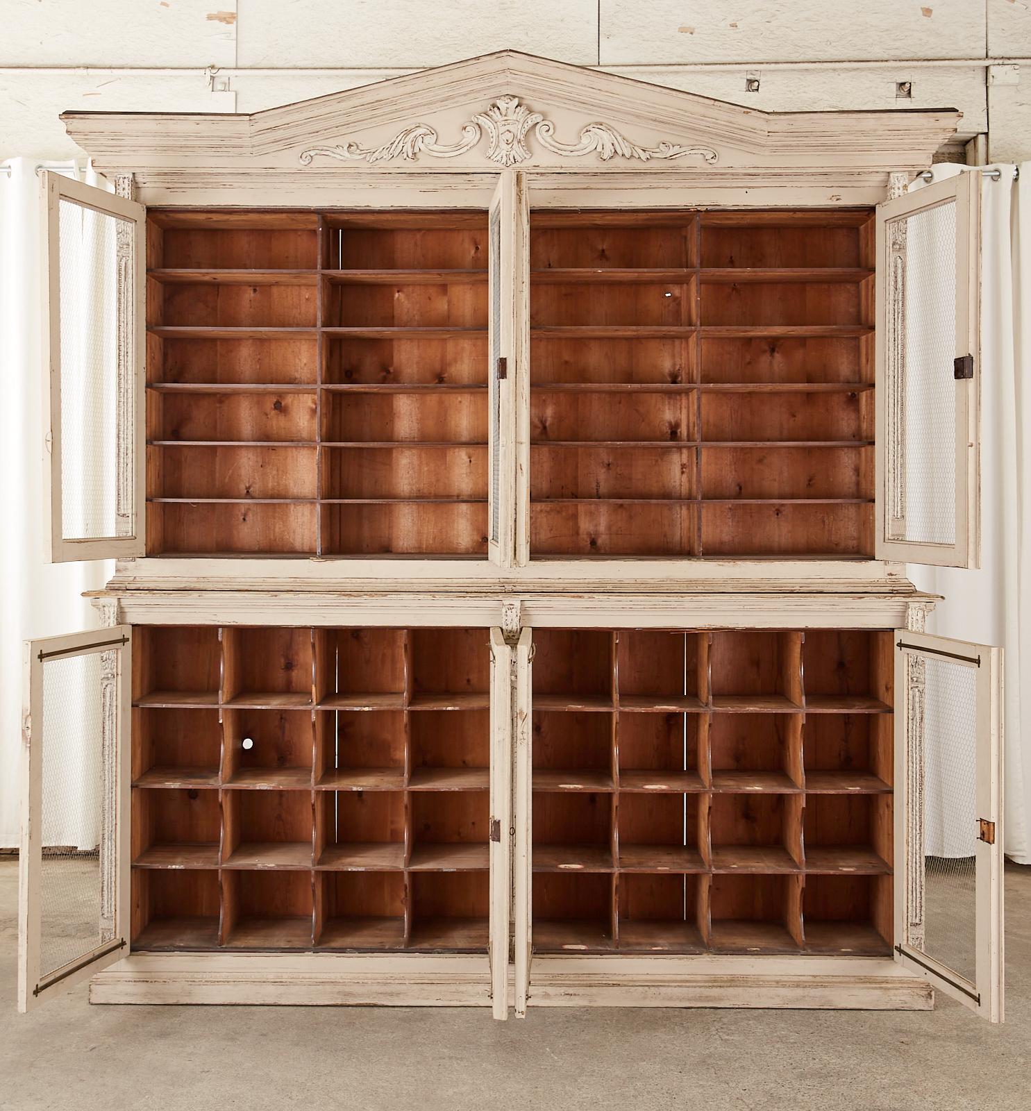 19th Century Swedish Gustavian Style Pine Library Bibliotheque Bookcase 2