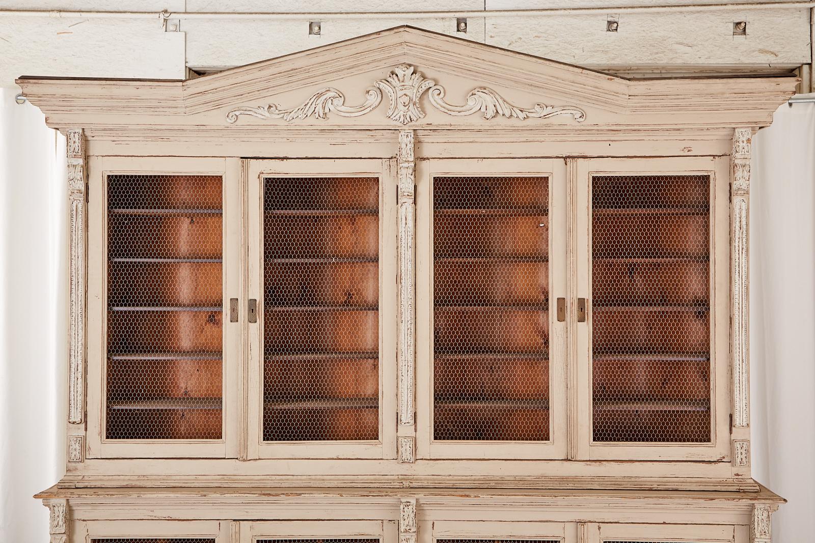 19th Century Swedish Gustavian Style Pine Library Bibliotheque Bookcase 3