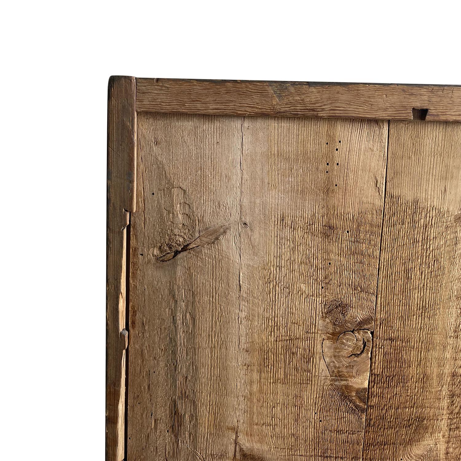 Secretario de madera de pino Gustaviano Sueco del Siglo XIX - Escritorio Escandinavo Antiguo en venta 9