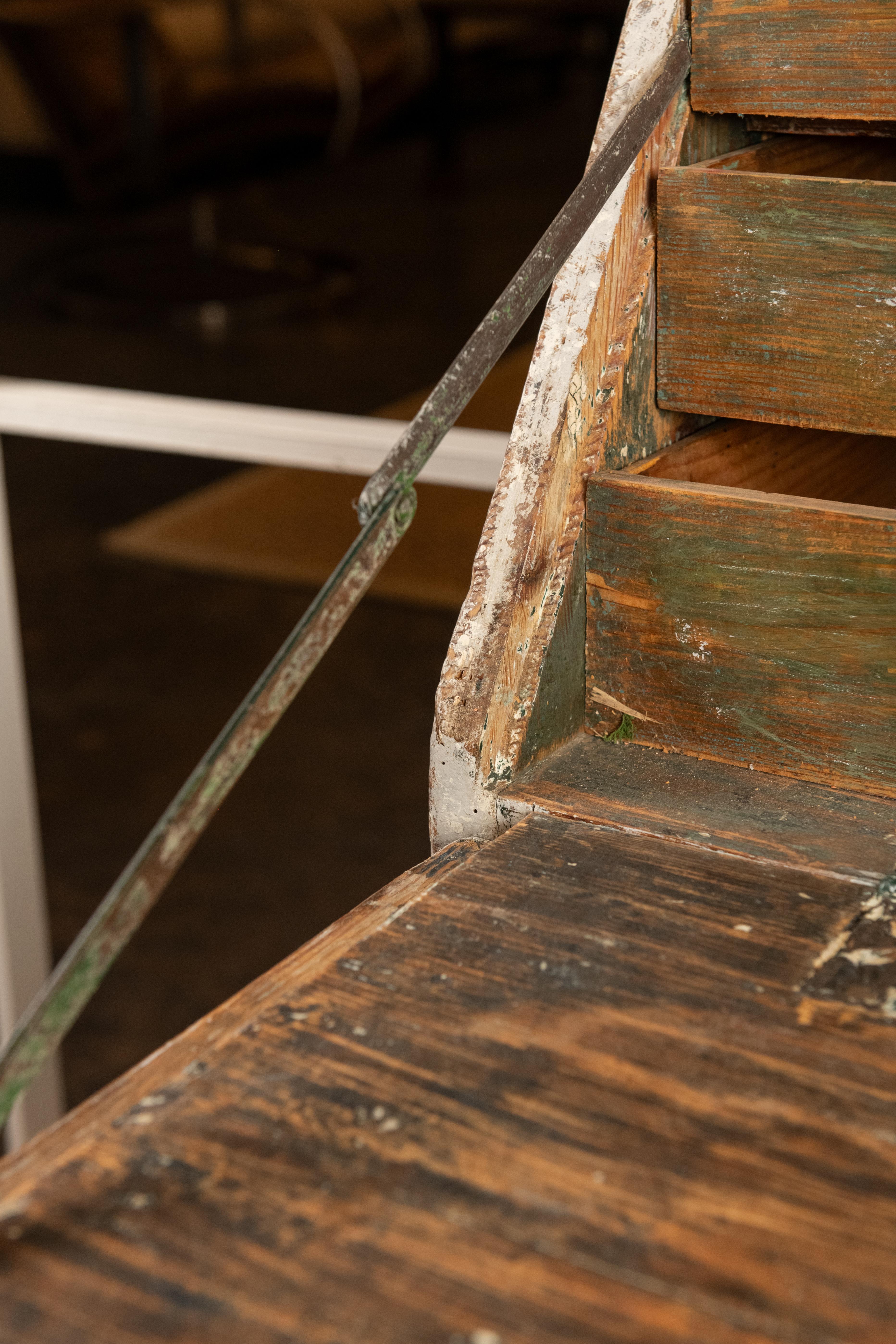 19th Century Swedish Gustavian Secretary with Library 6