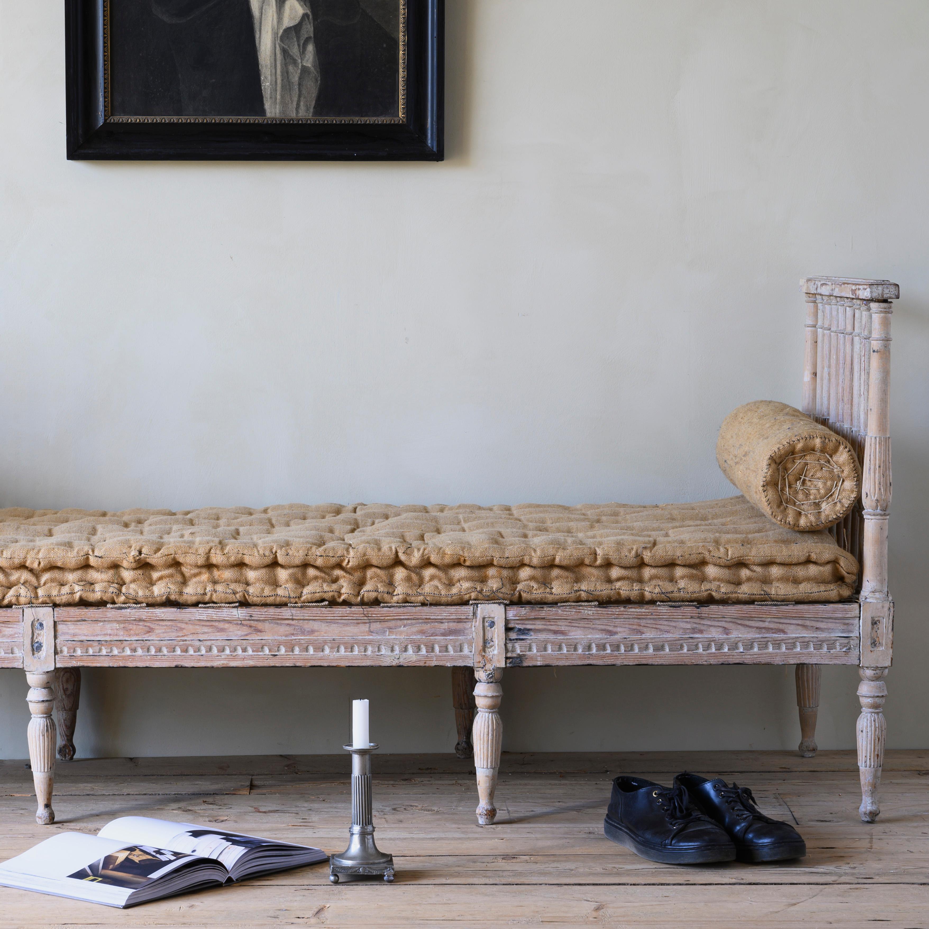 European 19th Century Swedish Gustavian Sofa / Bench