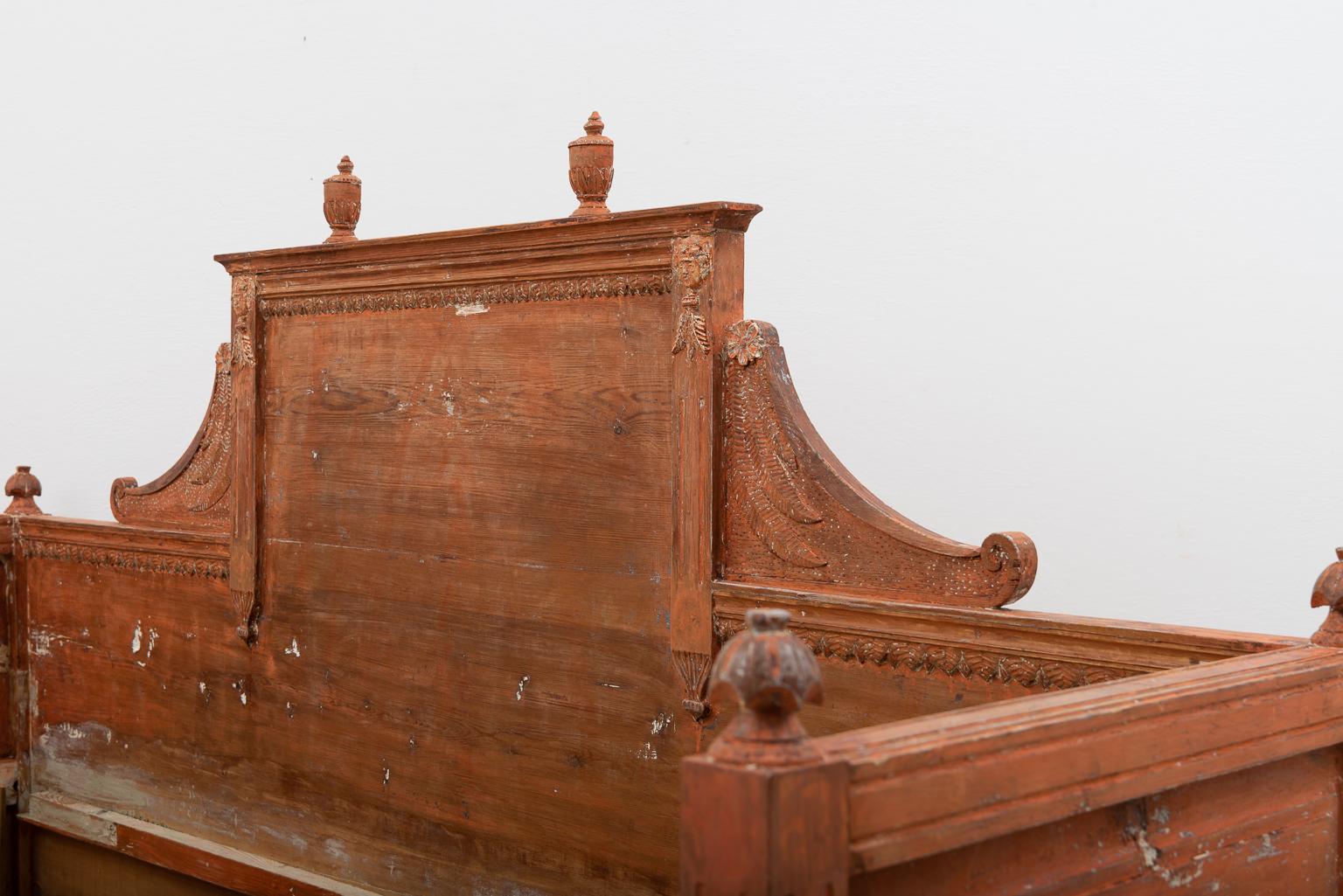 Pine 19th Century Swedish Gustavian Sofa