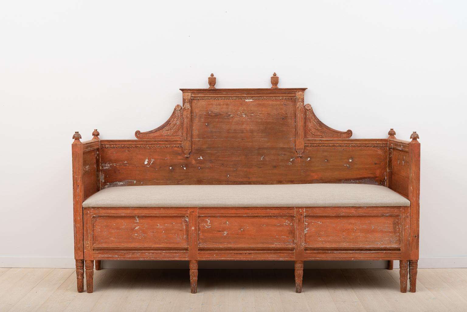 19th Century Swedish Gustavian Sofa 4