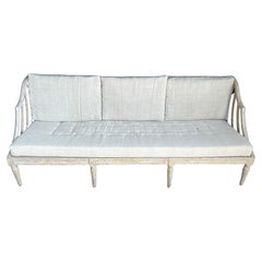 19th Century Swedish Gustavian Sofa with New Cushions