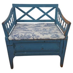 19th Century Swedish Gustavian Sofa with Original Paint