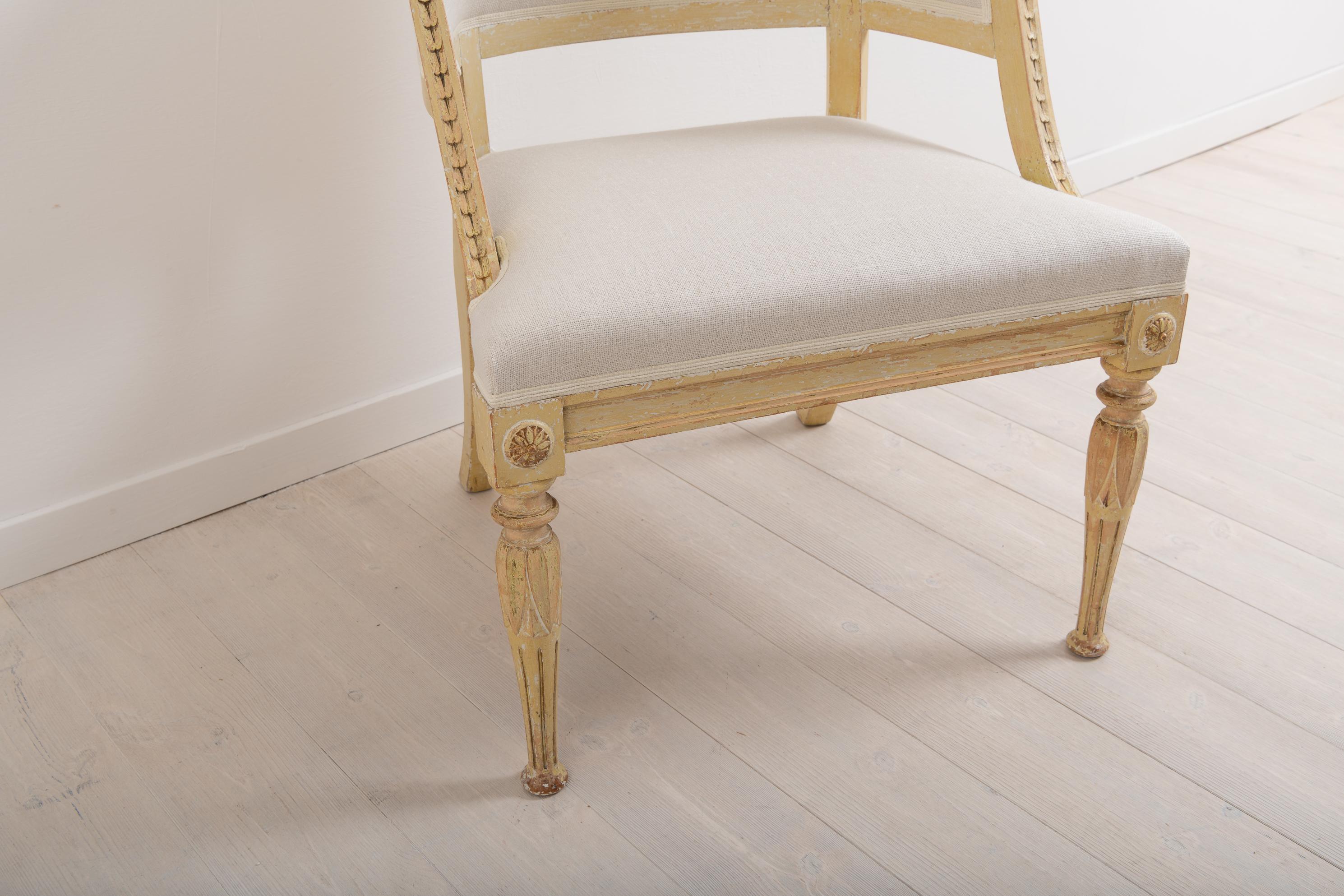 19th Century Swedish Gustavian Style Barrel Back Chairs 4