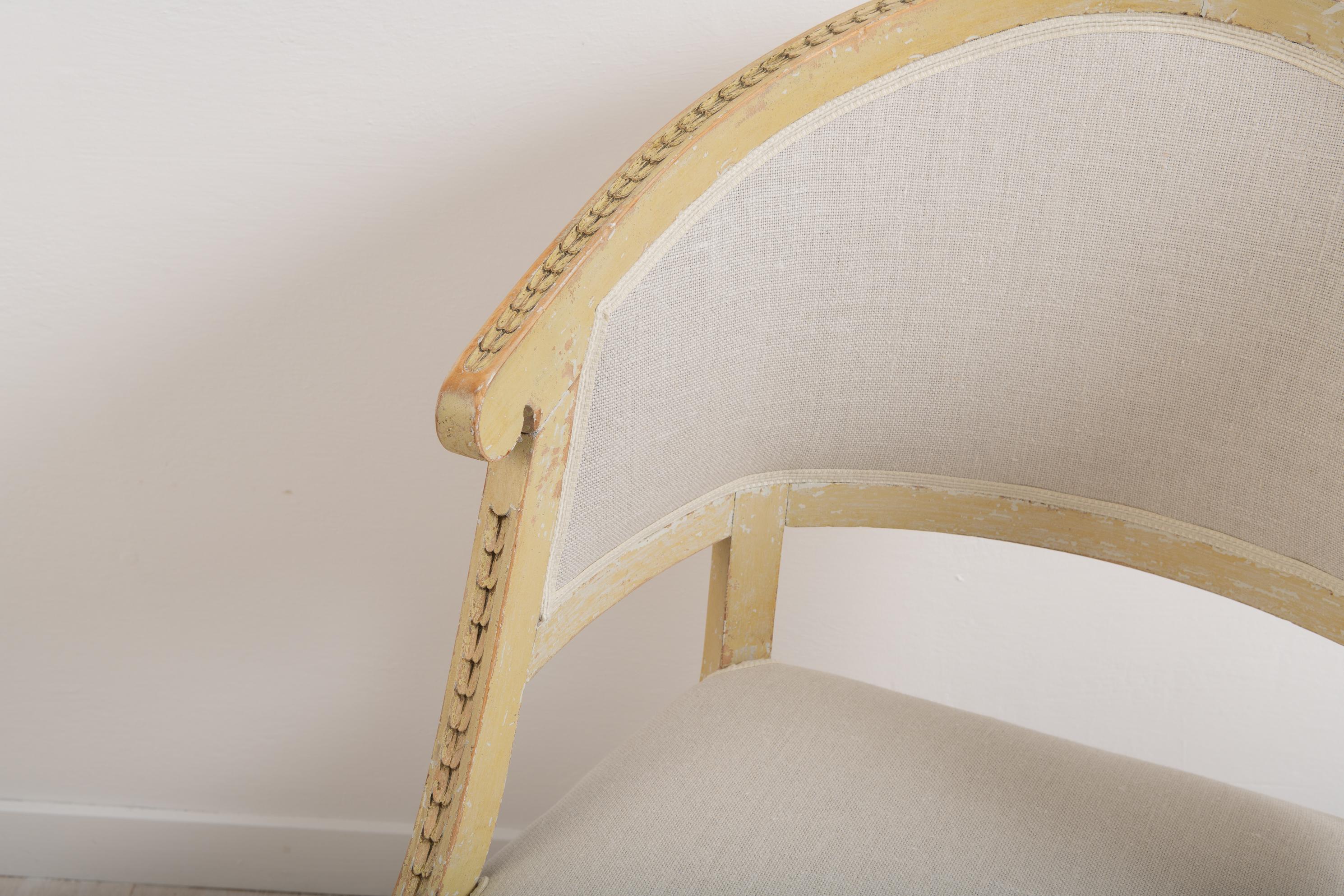 19th Century Swedish Gustavian Style Barrel Back Chairs 6