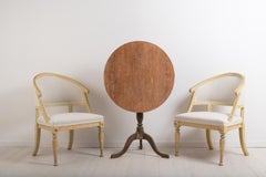 19th Century Swedish Gustavian Style Barrel Back Chairs