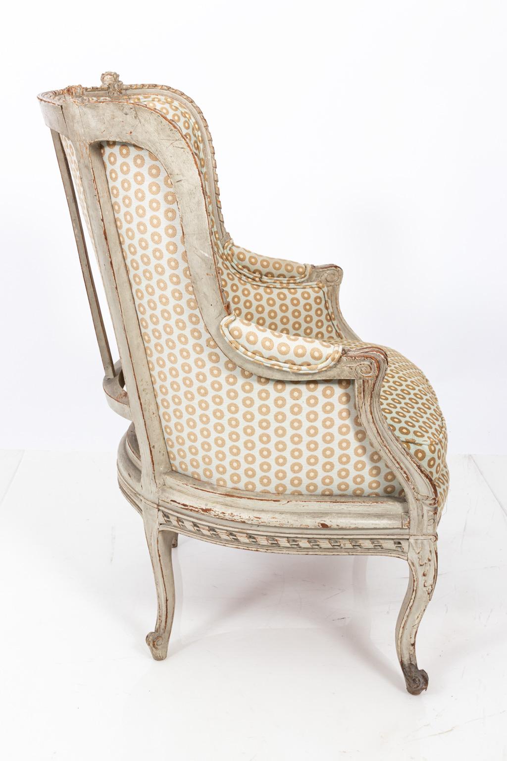 19th Century Swedish Gustavian Style Bergère Armchair 7