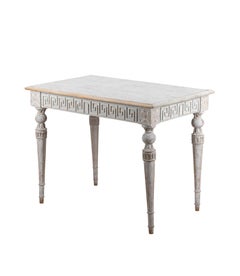 Tavolo consolle svedese in stile gustaviano del XIX secolo