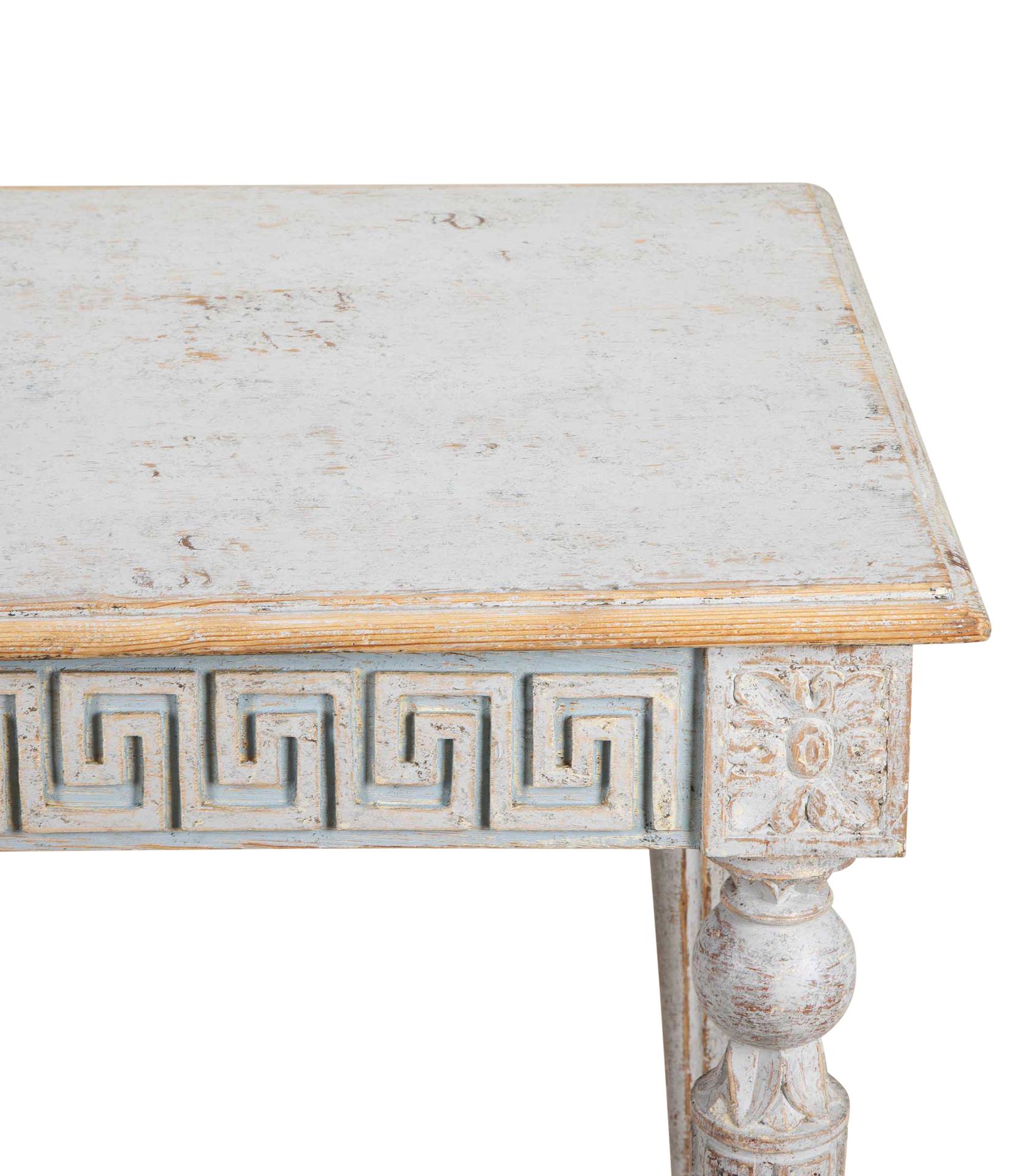 19th Century Swedish Gustavian Style Console Table For Sale 1