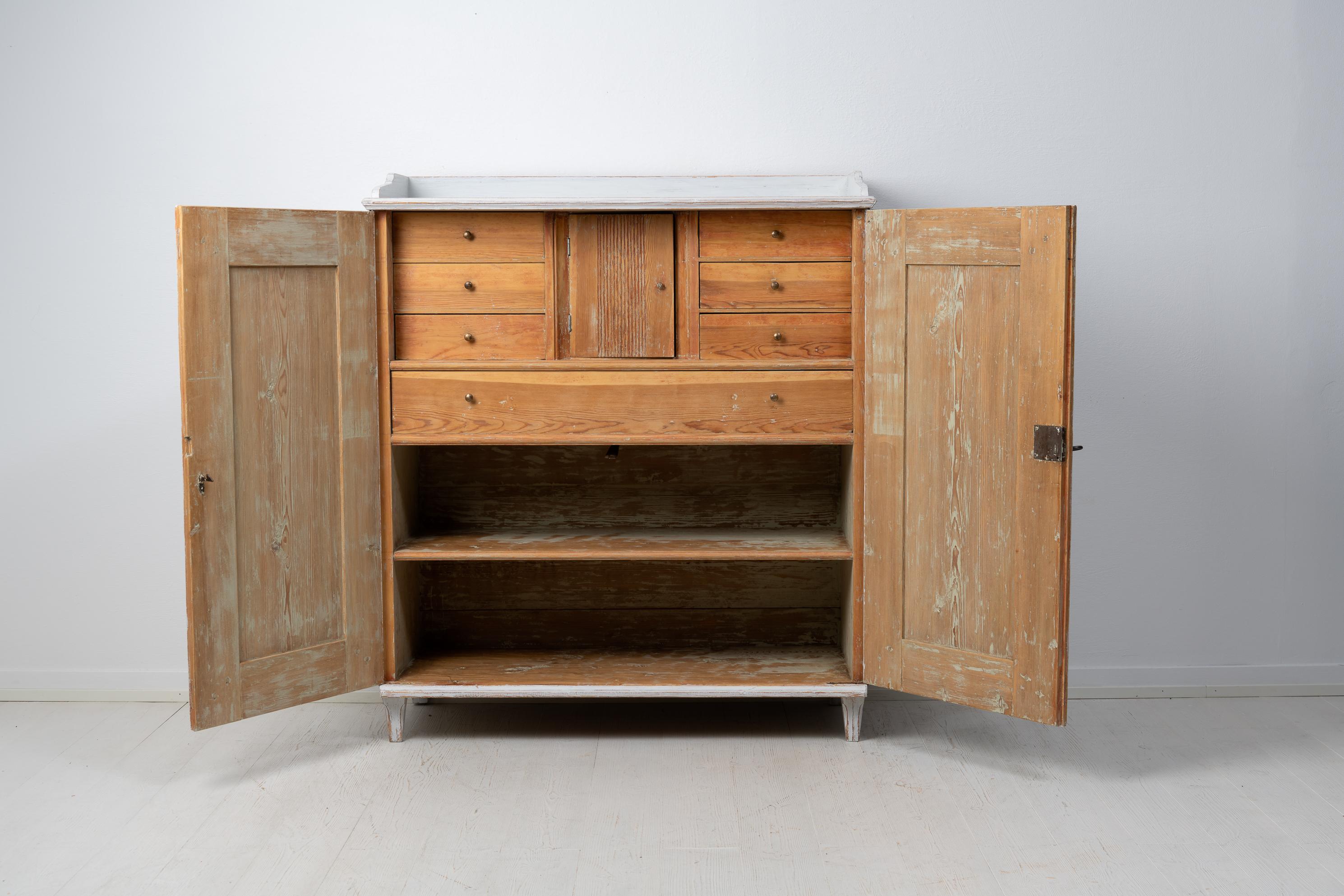 Hand-Crafted 19th Century Swedish Gustavian Style Country Sideboard