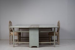 19th Century, Swedish Gustavian Style Drop Leaf Table