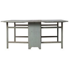 19th Century, Swedish Gustavian Style Drop Leaf Table