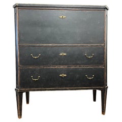 19th Century Swedish Gustavian Style Fall Front Desk