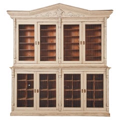 19th Century Swedish Gustavian Style Pine Library Bibliotheque Bookcase