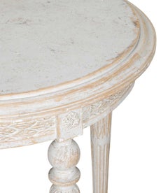 19th Century Swedish Gustavian Style Round Table