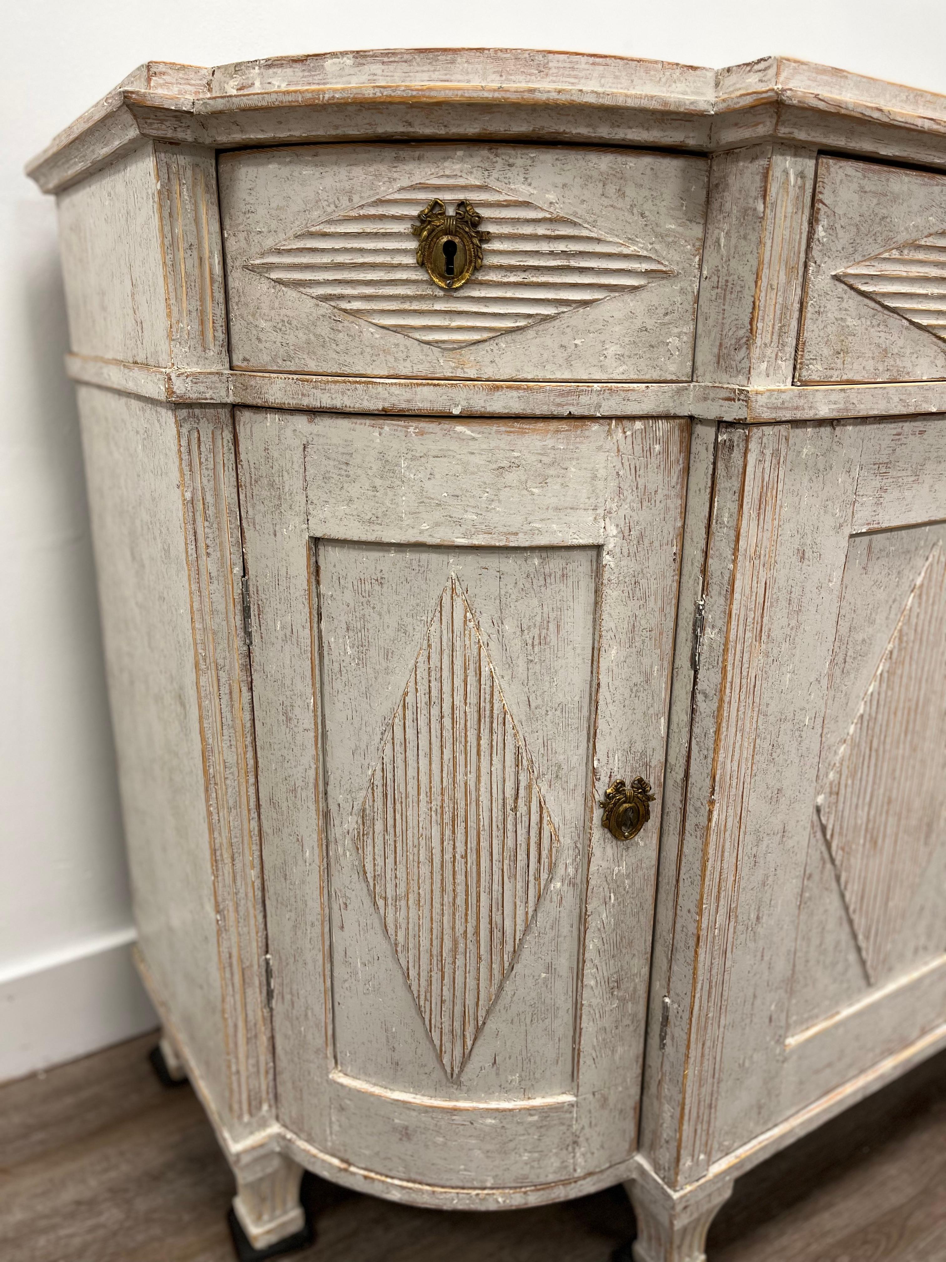 19th Century Swedish Gustavian Style Sideboard For Sale 5