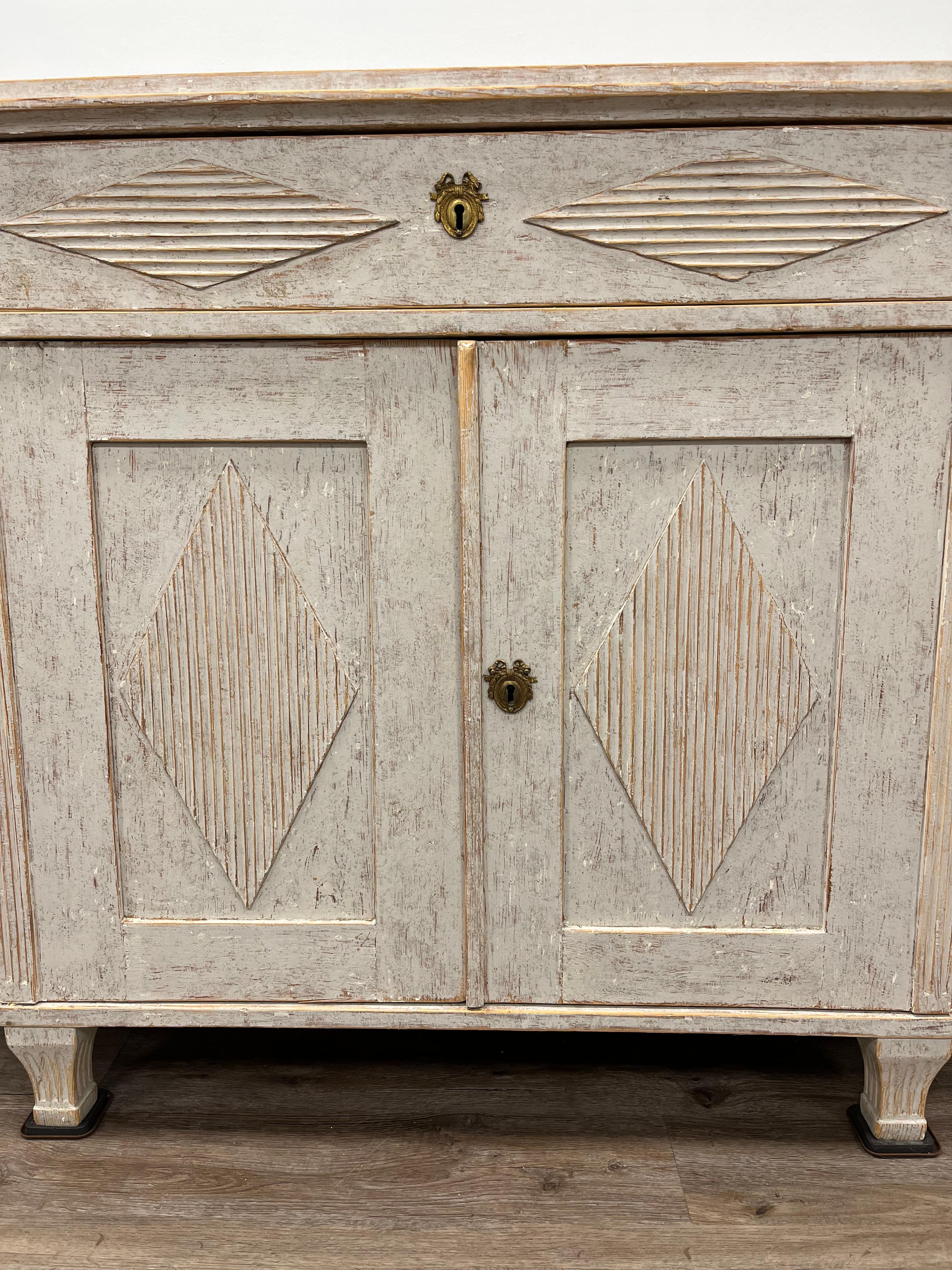 19th Century Swedish Gustavian Style Sideboard For Sale 8