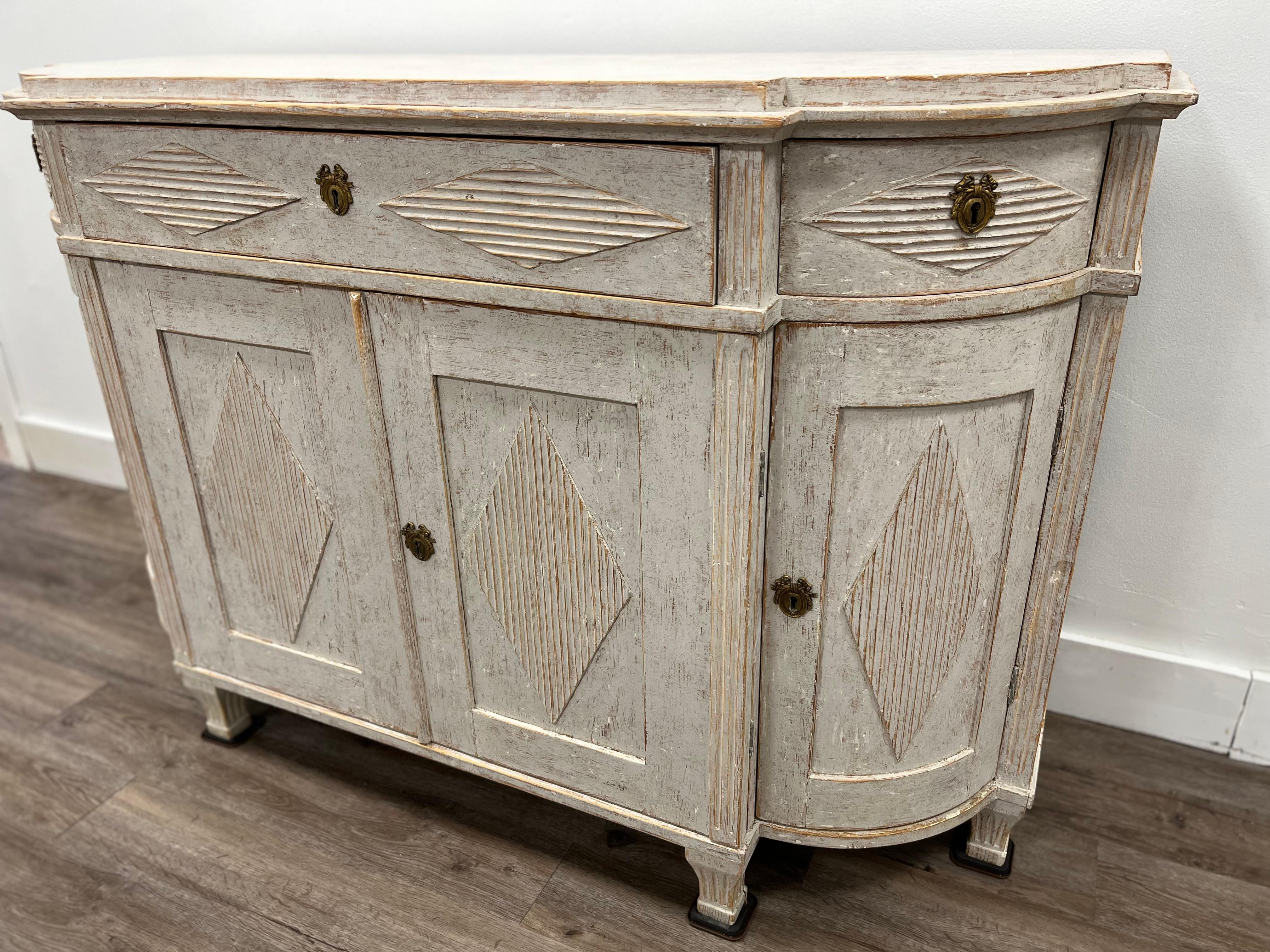 19th Century Swedish Gustavian Style Sideboard For Sale 10
