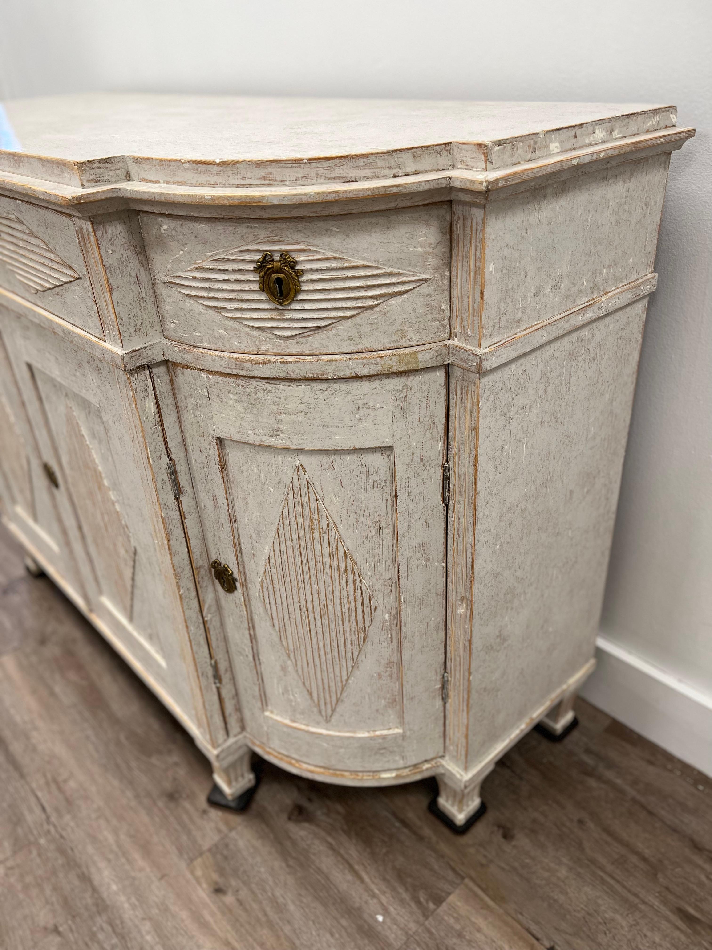 19th Century Swedish Gustavian Style Sideboard For Sale 12