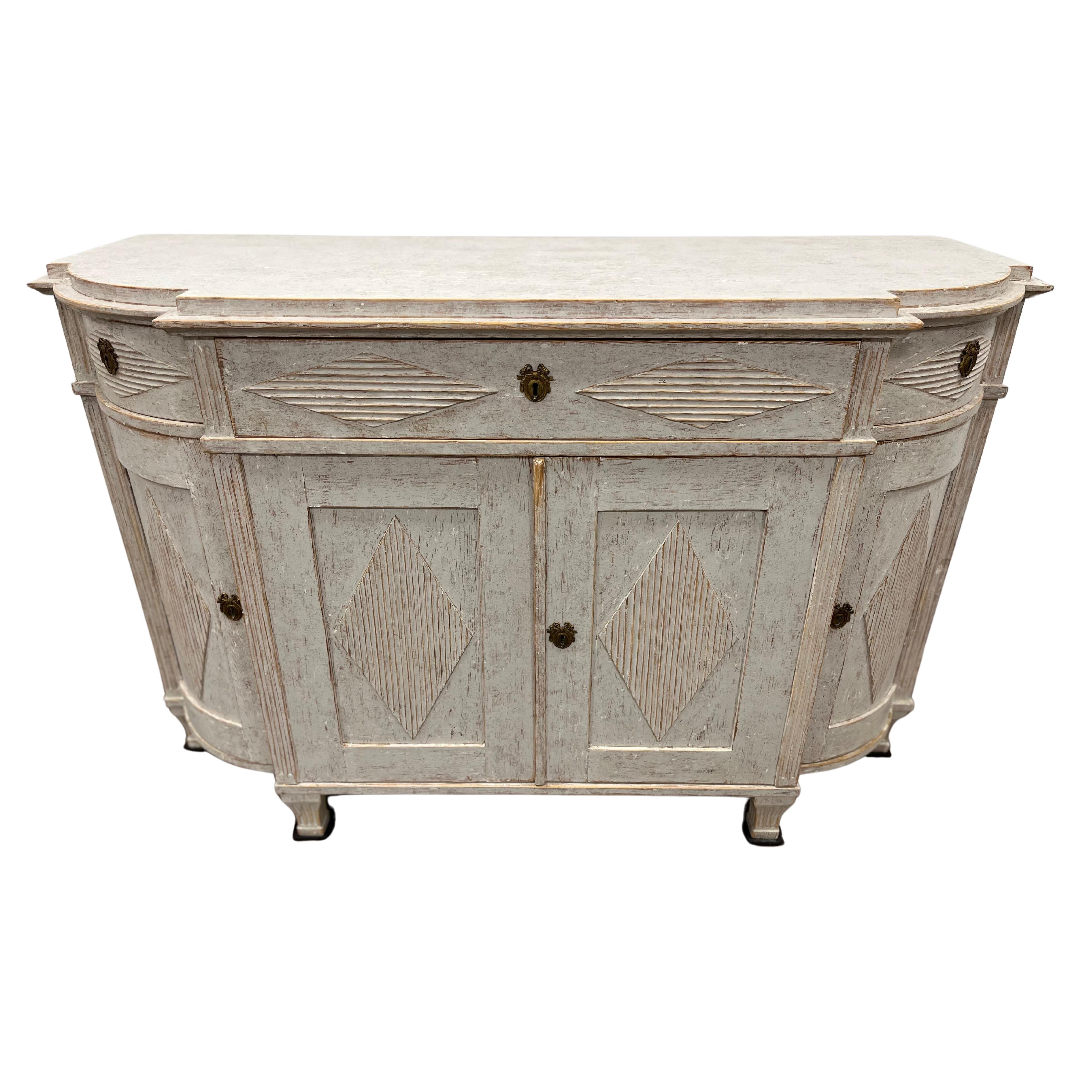 19th Century Swedish Gustavian Style Sideboard For Sale