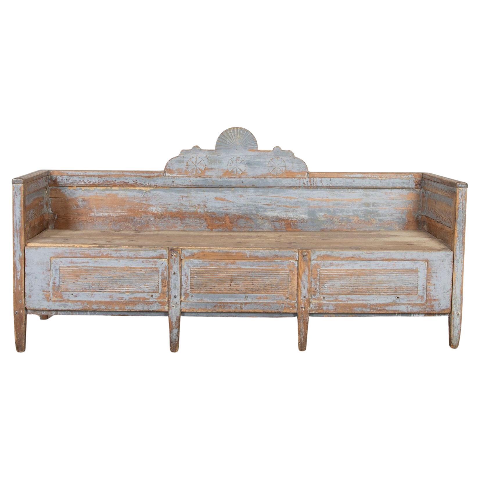 Schwedisches Sofa im Gustavianischen Stil des 19. im Angebot