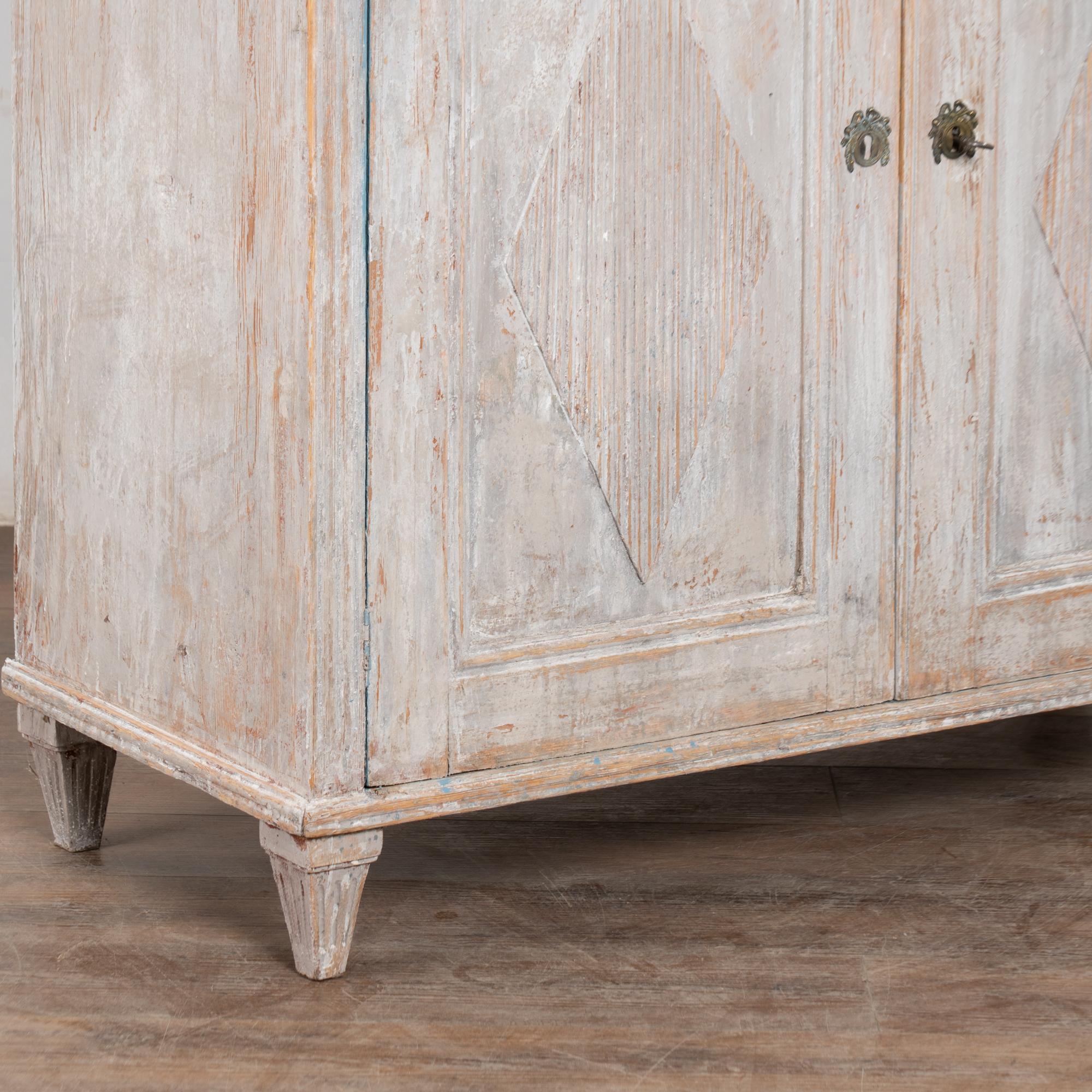 19th Century Swedish Gustavian White Sideboard For Sale 8