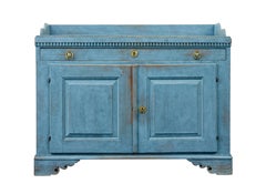 19th century Swedish hand painted small dresser base