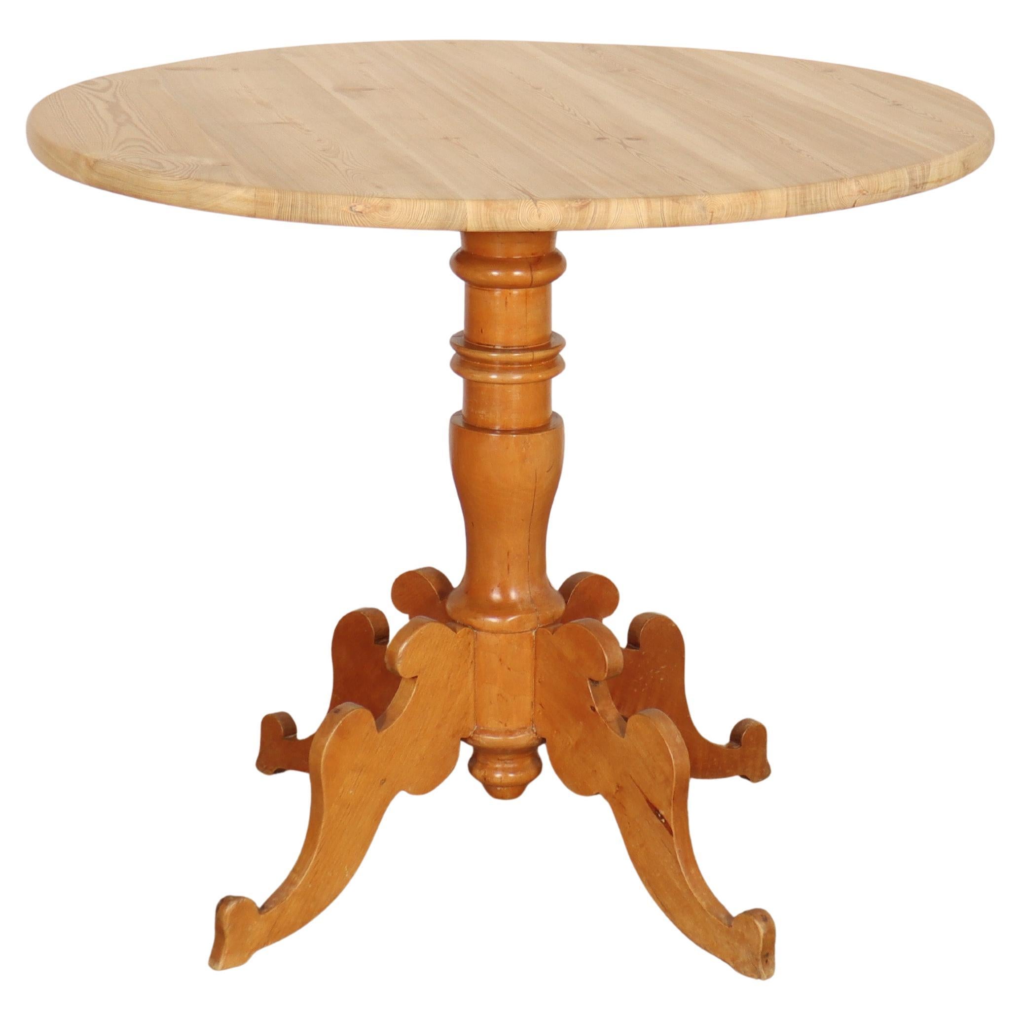 19th Century Swedish Lamp Table